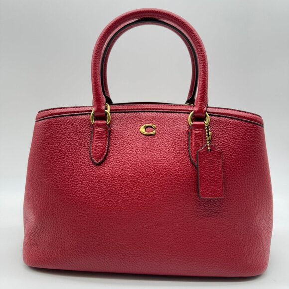 COACH Legacy pebbled leather medium carryall satchel crossbody -Defective - Picture 10 of 14